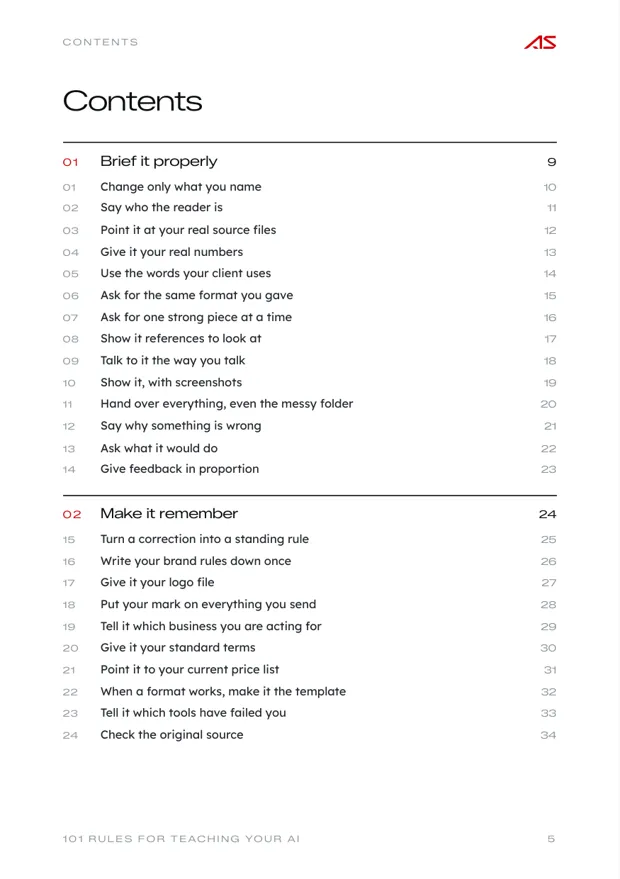 Contents